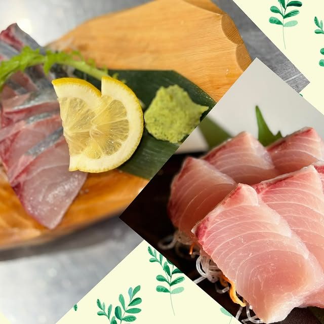 こんにちは(*ˊᗜˋ*) ノ 昨日もご来店ありがとうございます☺️ オーナーが釣ってきた天然鮮魚のカンパチ、シマアジございまっせ〜😆 どちらも脂がしっかりとのっていてめちゃウマです🤤なかなか食べれないのでぜひお早めにどうそっ! 本日も皆|飲み食い横丁なべすけ 公式Instagram